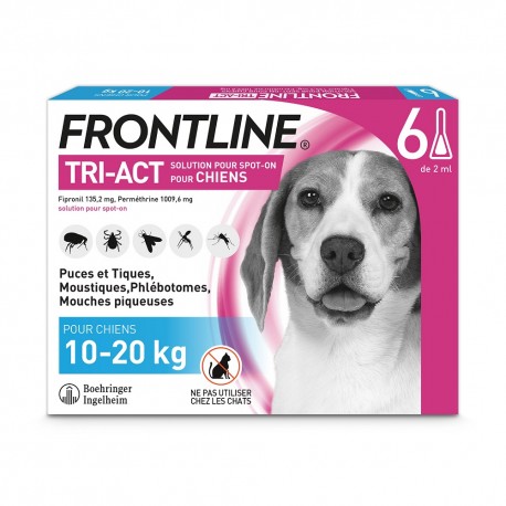 Frontline Tri-Act Chiens 10-20 kg