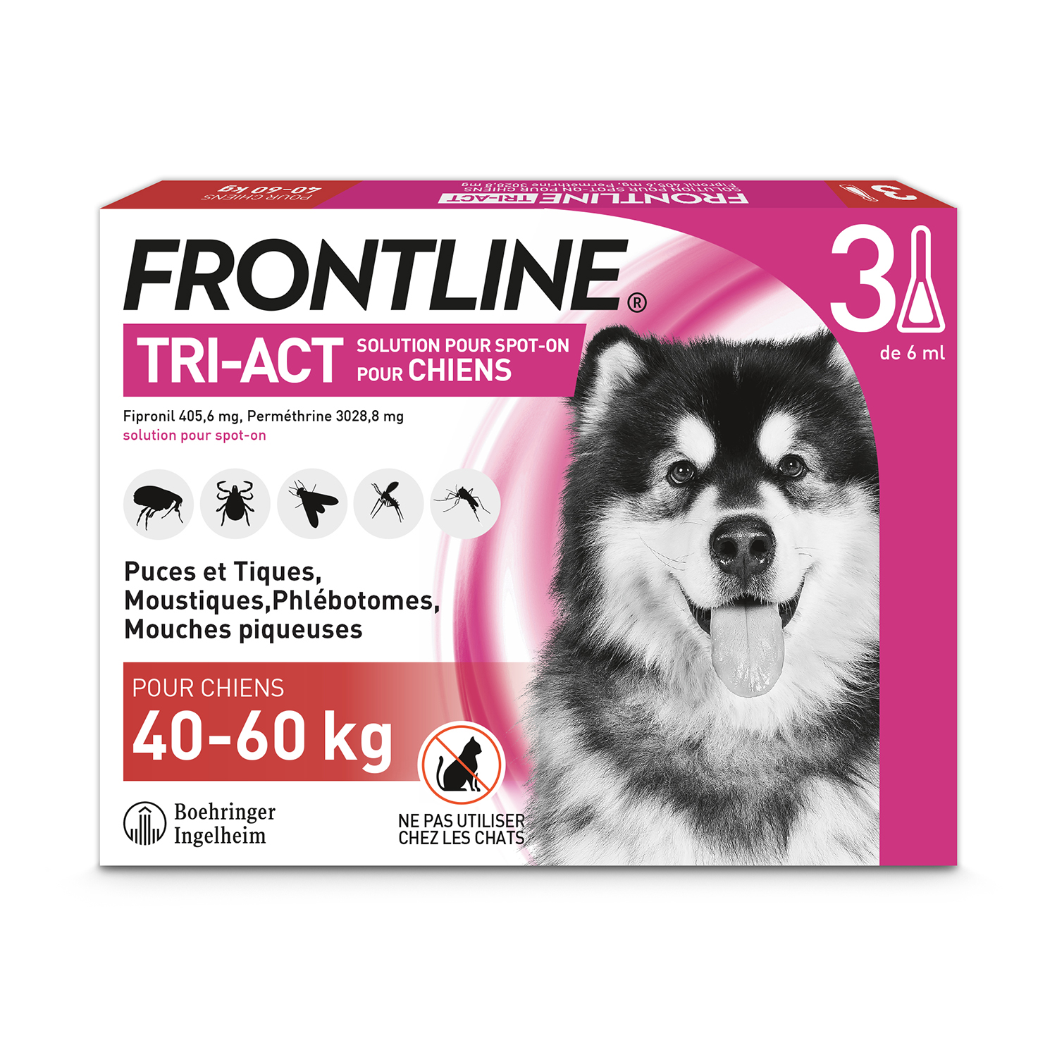 Frontline Tri-Act Chiens 40-60 kg