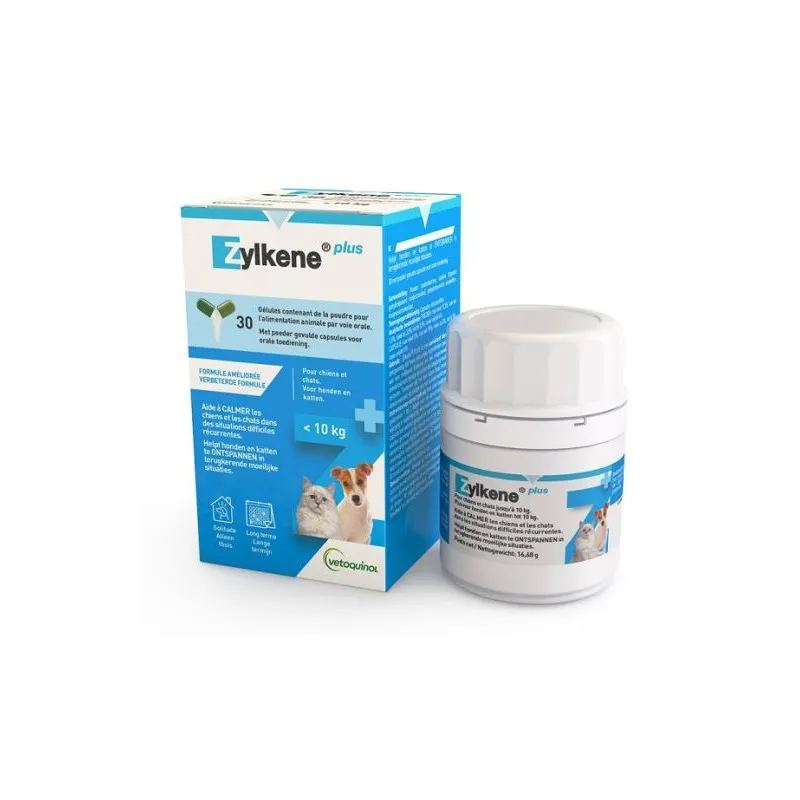 Zylkene Plus 75 mg Chat et Chien de moins de 10 kg