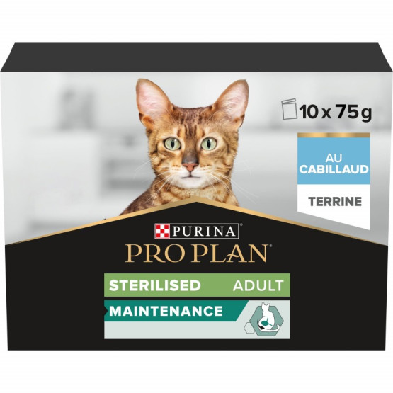 Pro Plan Cat Adult Sterilised Cabillaud Terrine