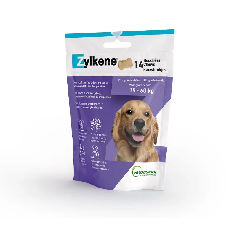 Zylkene Chews Pouch 450 mg Chien de 15 à 60 kg