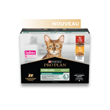 Proplan Cat stérilisé Boeuf Poulet (sachets)