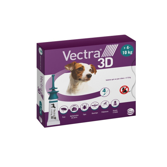 Vectra 3D S - Chien de 4 à 10 kg